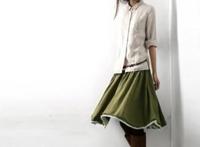 冬季棉裙怎么搭配衣服