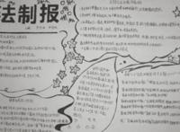 法制安全手抄报图片简单又漂亮