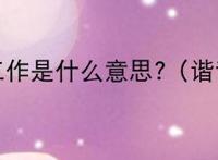 吴心工作是什么意思?（谐音梗）