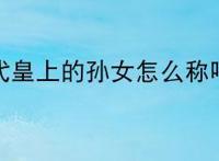 古代皇上的孙女怎么称呼？