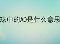 网球中的AD是什么意思？