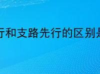 干路先行和支路先行的区别是什么？