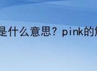 pink是什么意思? pink的解释