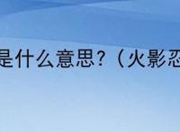 hyrz是什么意思?（火影忍者）