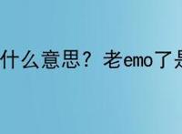 老emo了是什么意思？老emo了是什么梗？