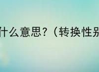 TS是什么意思?（转换性别TS）