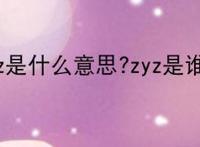 zyz是什么意思?zyz是谁？