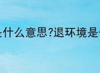 退环境是什么意思?退环境是什么梗?