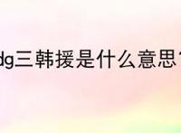 edg三韩援是什么意思?