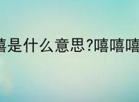 嘻嘻嘻嘻嘻是什么意思?嘻嘻嘻嘻嘻的梗