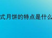广式月饼的特点是什么？