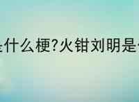 火钳刘明是什么梗?火钳刘明是什么意思?