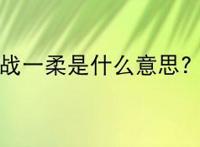 战一柔是什么意思?