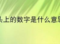 镜头上的数字是什么意思？