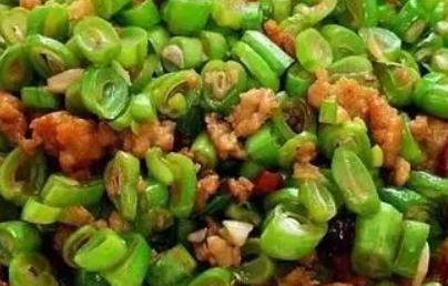 四季豆炒肉的做法