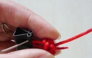 纽扣结收尾编法