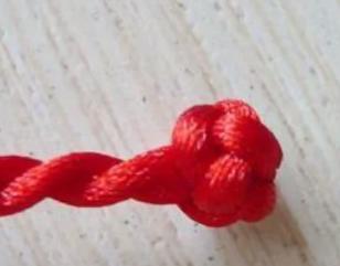 纽扣结收尾编法