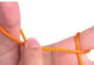 纽扣结收尾编法