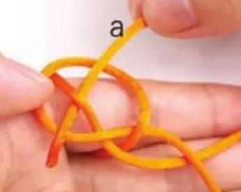 纽扣结收尾编法