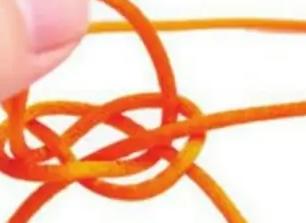 纽扣结收尾编法