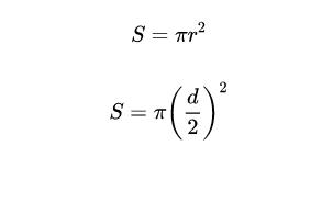 圆的面积计算公式