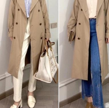 卡其色的风衣怎么搭配好看