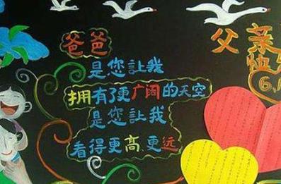 父亲节手抄报简单又漂亮清晰