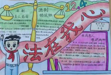 小学生宪法手抄报简单又漂亮