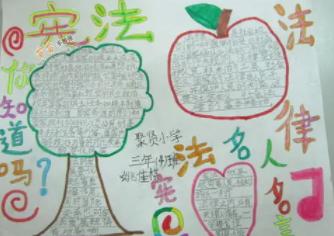 小学生宪法手抄报简单又漂亮