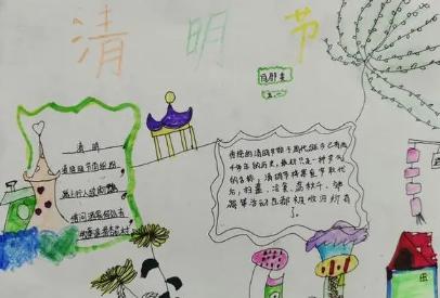清明节手抄报简单又漂亮又好画