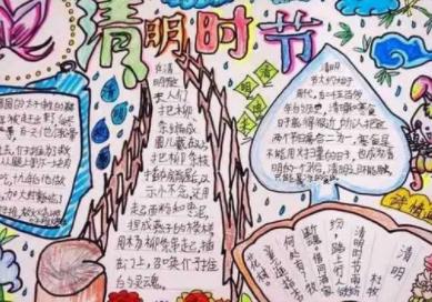 清明节手抄报简单又漂亮又好画