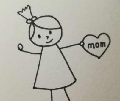 母亲节送给妈妈的画要怎么画