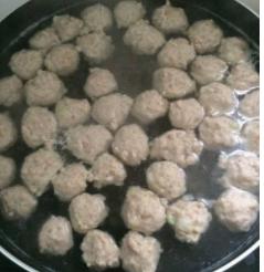 肉丸子的制作方法和配料
