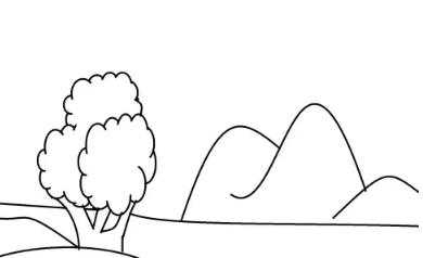 10一15岁画画风景