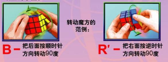 魔方技巧口诀6面还原七步