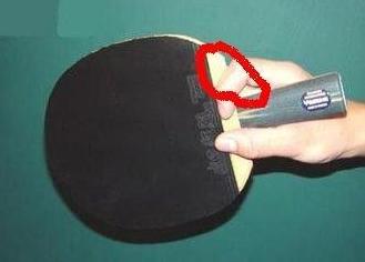 直握乒乓球拍的正确姿势