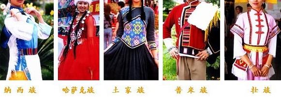 五十六个民族服饰图片及特征