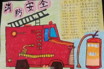 消防安全手抄报图片一等奖