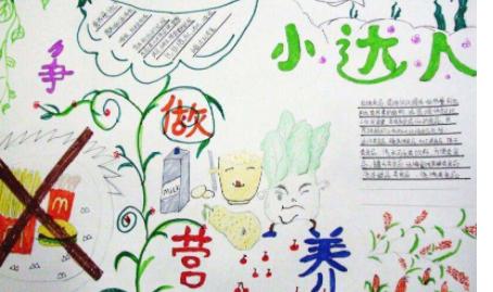 营养与健康知识手抄报