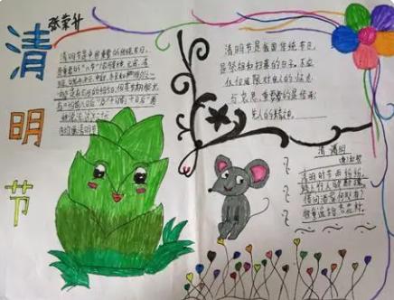 清明节手抄报简单又漂亮