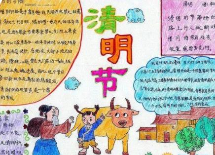 清明节手抄报简单又漂亮