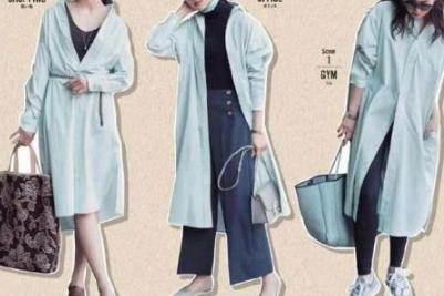 女黑色衬衫搭配图片