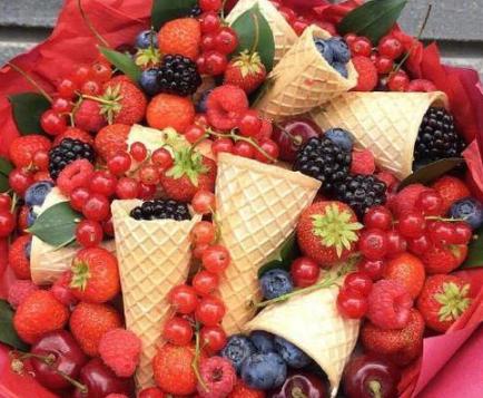 水果怎么做花束