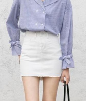 高腰半身裙搭配什么上衣夏季