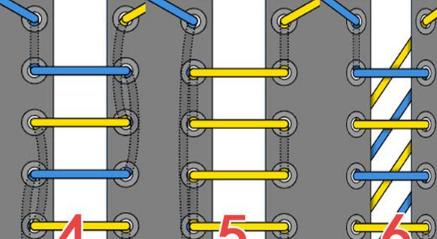 圆鞋带的24种系法