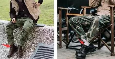 男士中筒靴子配什么裤子