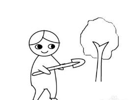 植树节简笔画简单又漂亮