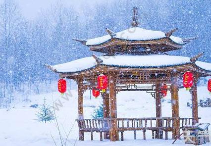 形容雪景的优美句子简短