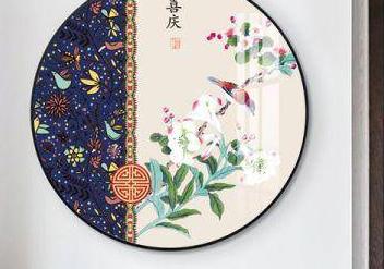 餐桌背景墙挂什么画好