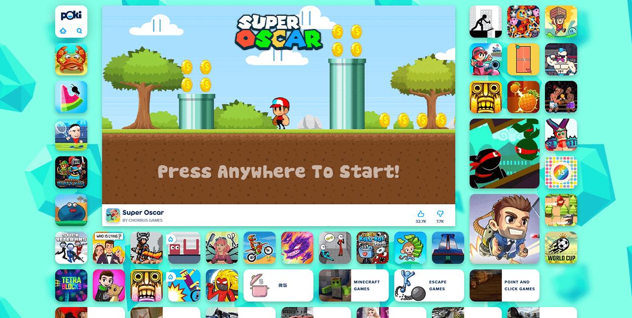 Poki – 免费在线游戏，拥有2万多款小游戏免费玩